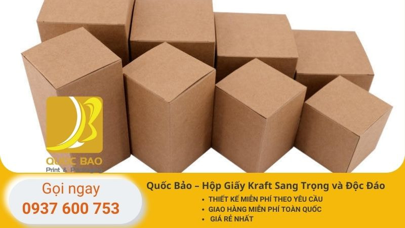 In hộp Giấy Kraft giá rẻ