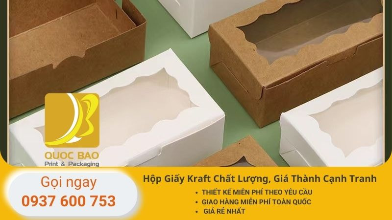 In hộp Giấy Kraft giá rẻ