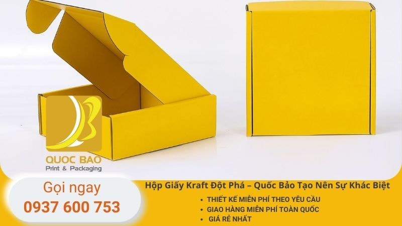 In hộp Giấy Kraft giá rẻ