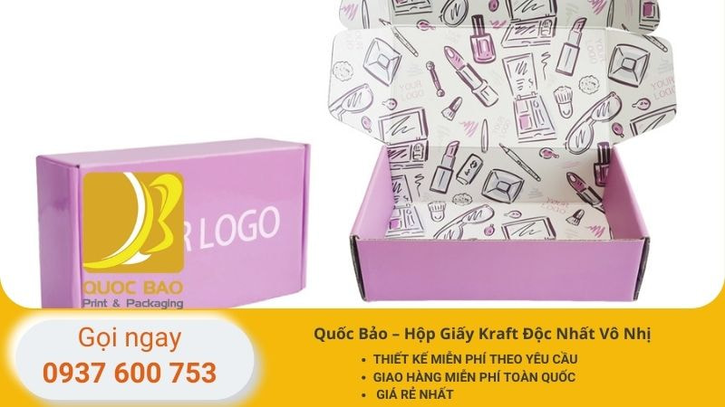 In hộp Giấy Kraft giá rẻ