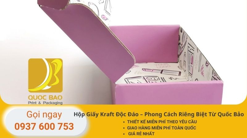 In hộp Giấy Kraft giá rẻ