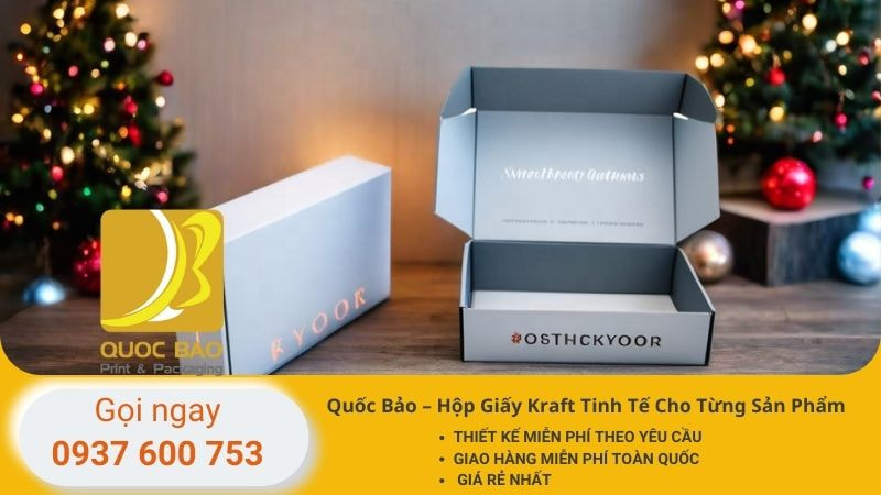 In hộp Giấy Kraft giá rẻ