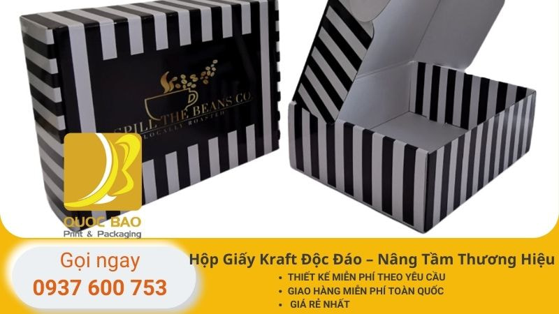 In hộp Giấy Kraft giá rẻ