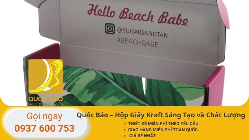 In hộp Giấy Kraft giá rẻ