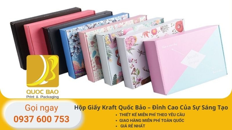 In hộp Giấy Kraft giá rẻ