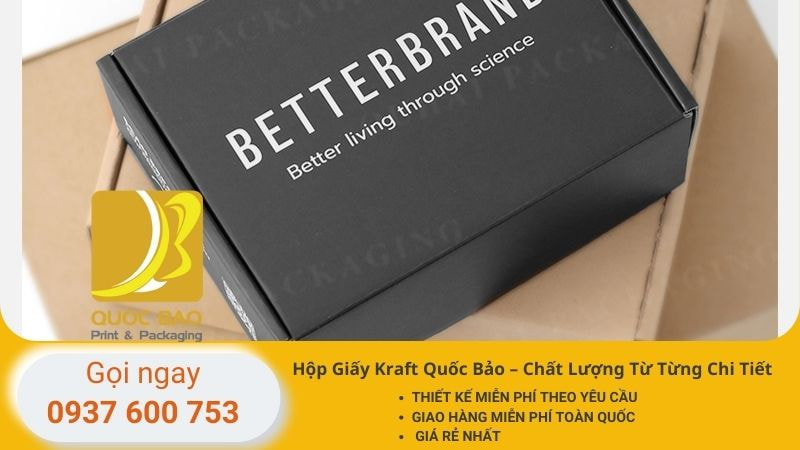 In hộp Giấy Kraft giá rẻ