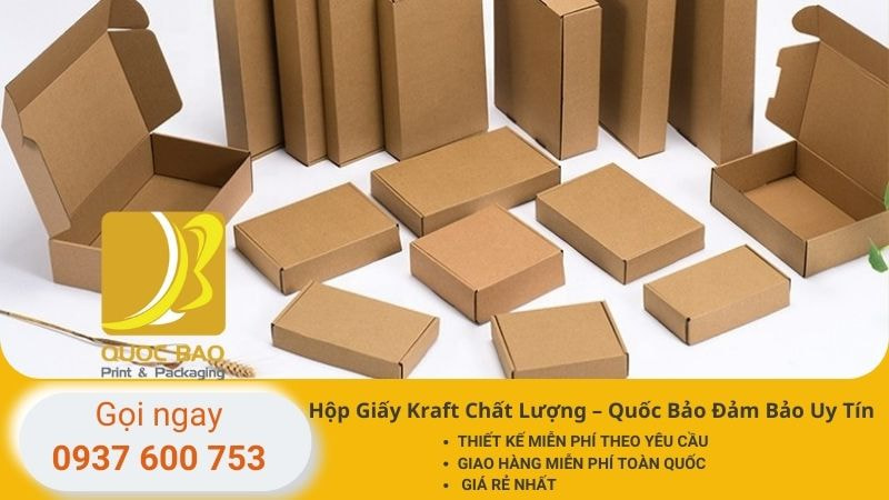 In hộp Giấy Kraft giá rẻ