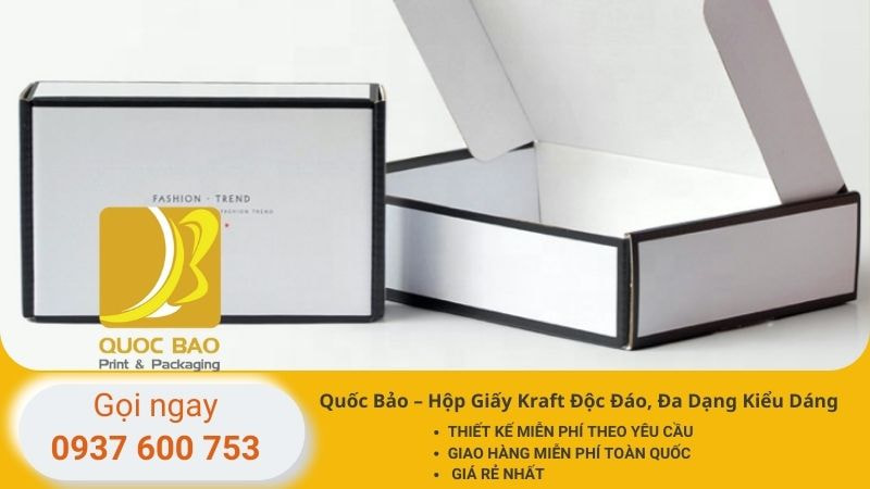 In hộp Giấy Kraft giá rẻ