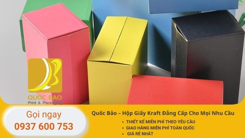 In hộp Giấy Kraft giá rẻ