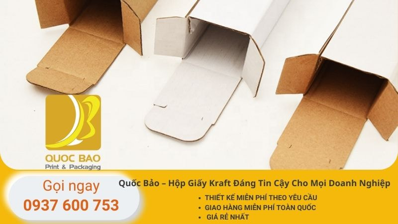 In hộp Giấy Kraft giá rẻ