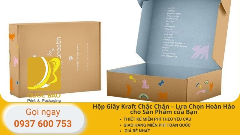In hộp Giấy Kraft giá rẻ
