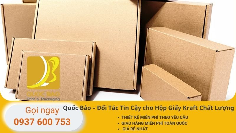 Hộp Giấy Kraft Quốc Bảo – Sự Khác Biệt Tạo Nên Đẳng Cấp