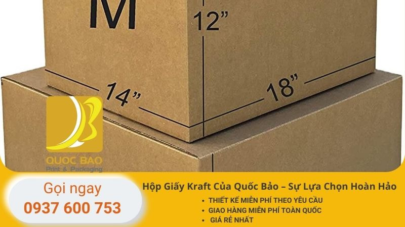 In hộp Giấy Kraft giá rẻ