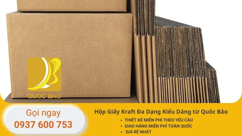 In hộp Giấy Kraft giá rẻ