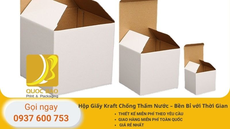 In hộp Giấy Kraft giá rẻ