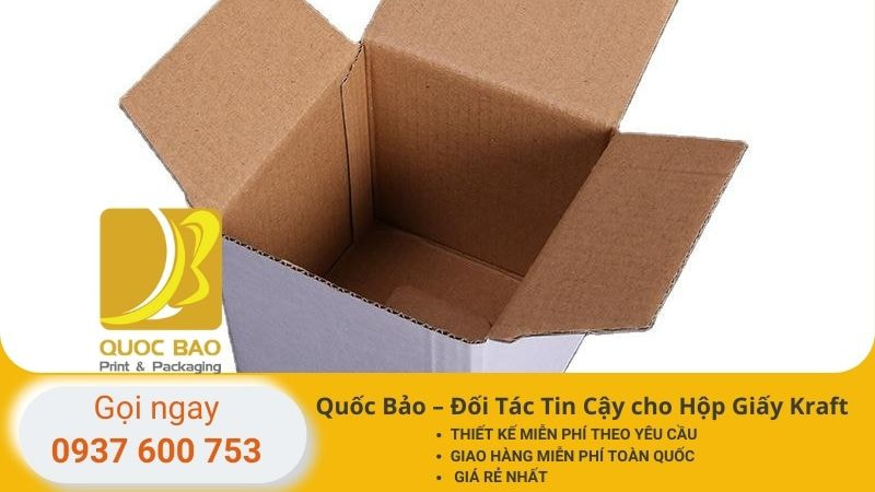 In hộp Giấy Kraft giá rẻ