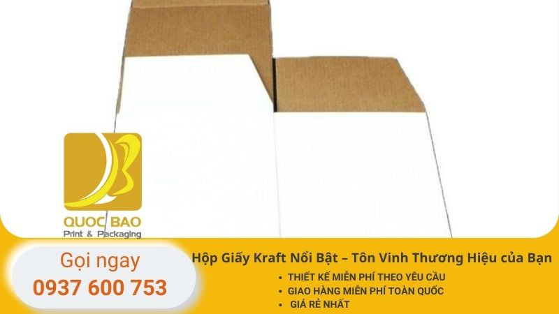 In hộp Giấy Kraft giá rẻ