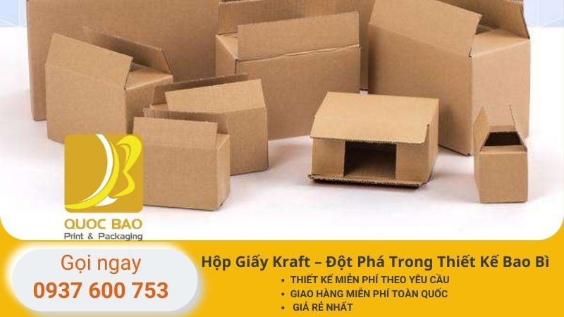 In hộp Giấy Kraft giá rẻ
