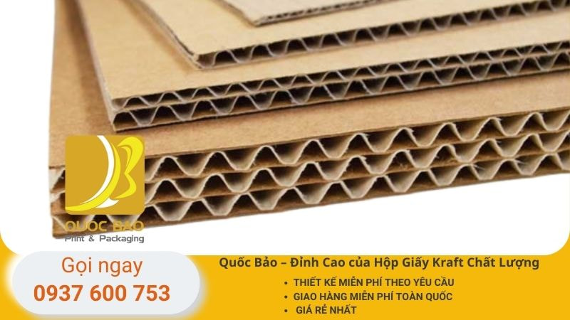 In hộp Giấy Kraft giá rẻ