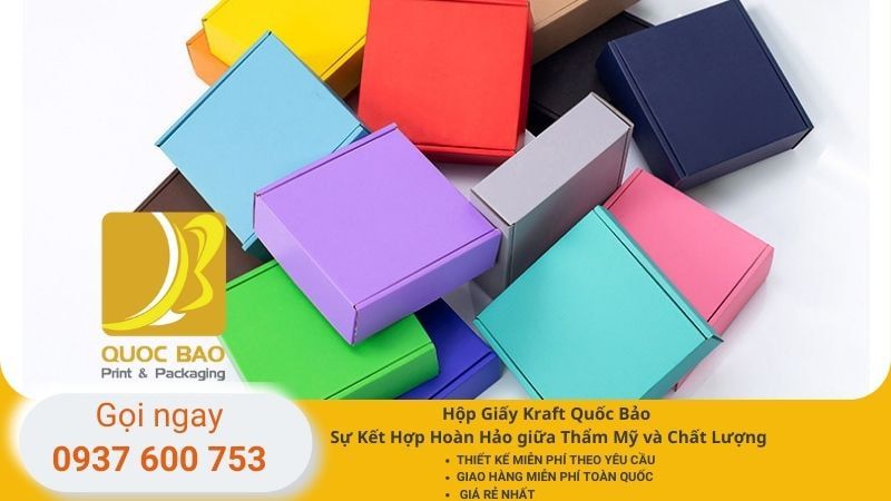 In hộp Giấy Kraft giá rẻ