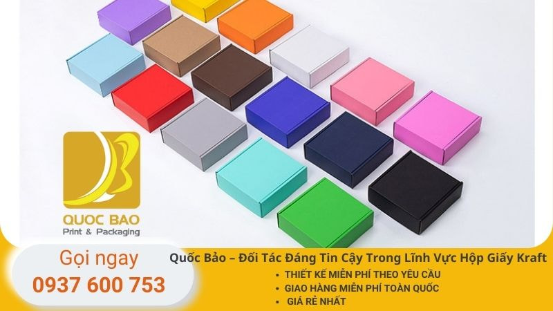 In hộp Giấy Kraft giá rẻ