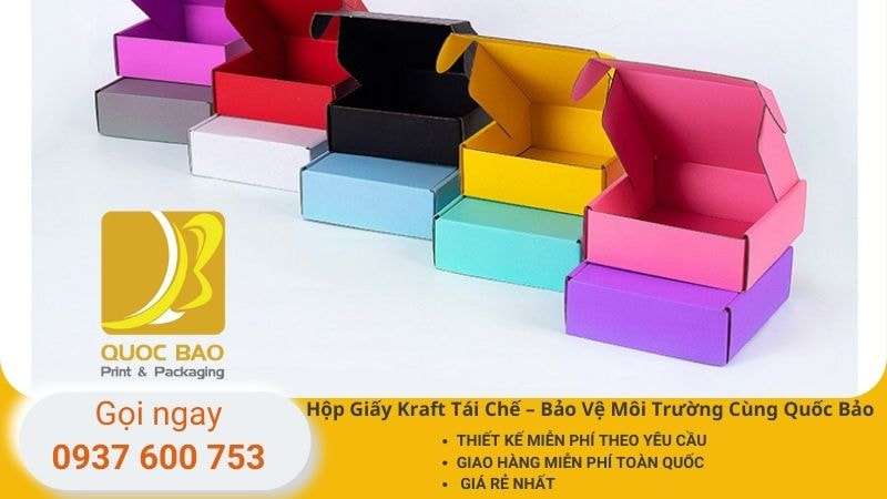 In hộp Giấy Kraft giá rẻ