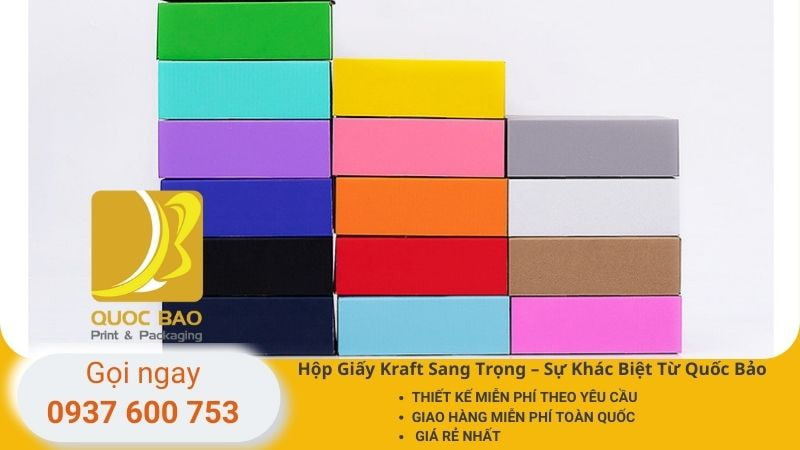In hộp Giấy Kraft giá rẻ