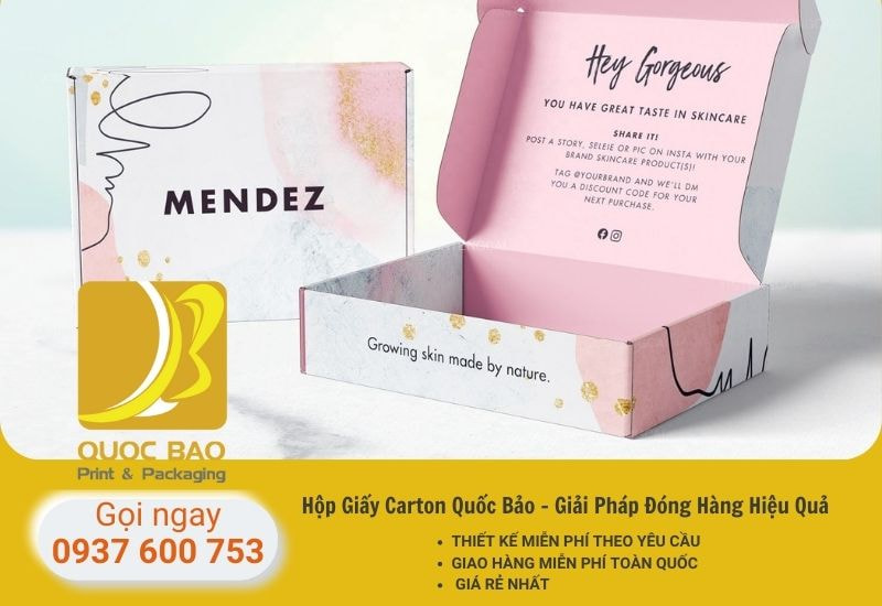 Hộp carton đóng hàng giá rẻ