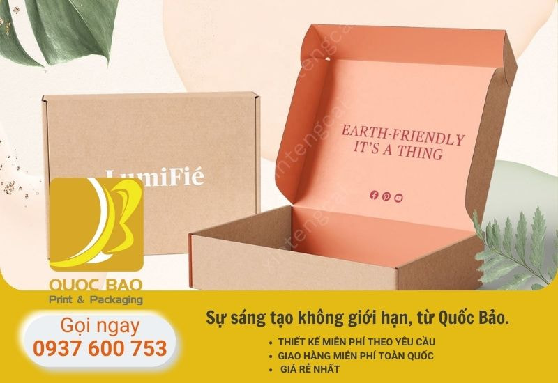 Bảo Vệ Hàng Hóa - Hộp Carton Nắp Gài Quốc Bảo