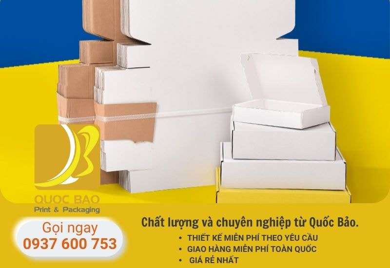Hộp Carton Nắp Gài Quốc Bảo - Đóng Gói An Toàn