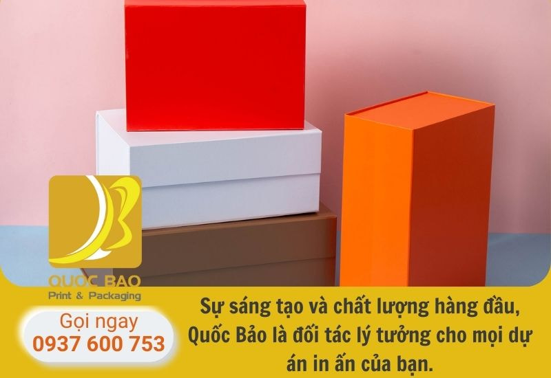 Sản Phẩm Đóng Gói Chất Lượng - Hộp Carton Nắp Gài Quốc Bảo
