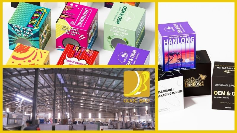 In hộp giấy cao cấp đựng quà tặng Quốc Bảo