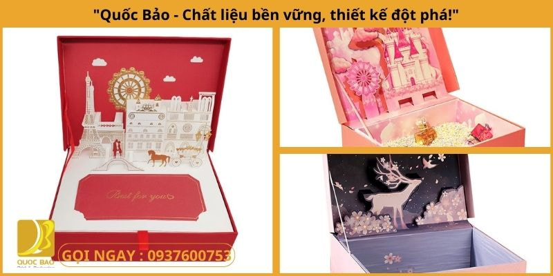 Tinh Tế Từng Chi Tiết Với Hộp Carton Đựng Quà Quốc Bảo