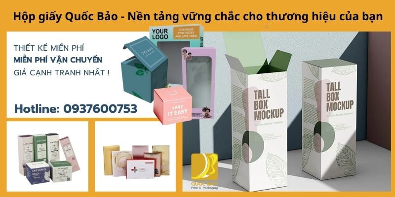 Hộp Giấy Ivory: Đem Lại Một Vẻ Ngoài Tinh Tế Cho Bao Bì Sản Phẩm