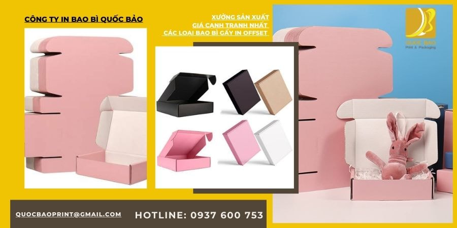 Sản xuất hộp theo yêu cầu với chất liệu thân thiện môi trường