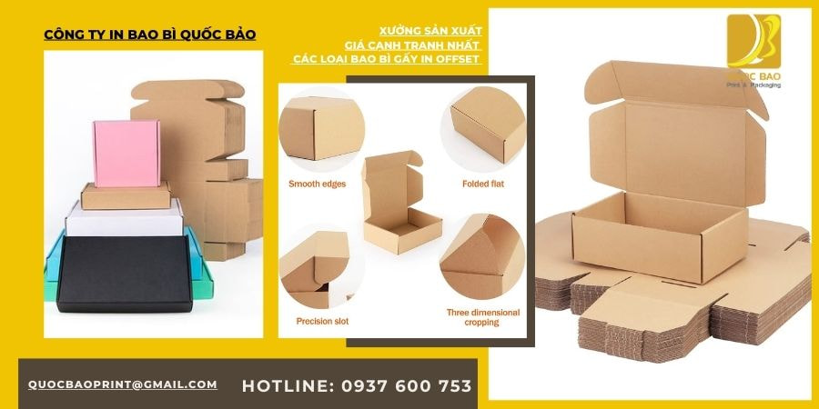 In hộp cứng số lượng ít: Đẹp mắt, tinh tế, giá hợp lý