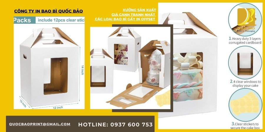 Xưởng in bao bì hộp giấy cao cấp đựng quà tặng Quốc Bảo