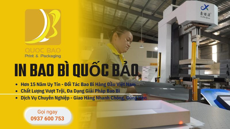 In hộp giấy cao cấp đựng quà tặng Quốc Bảo