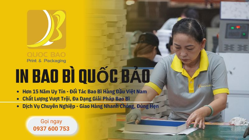 In hộp giấy cao cấp đựng quà tặng Quốc Bảo