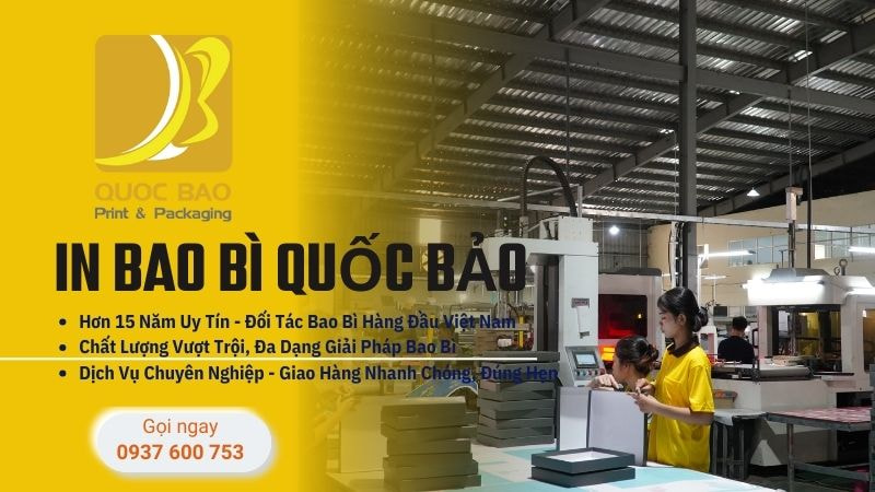 In hộp giấy cao cấp đựng quà tặng Quốc Bảo