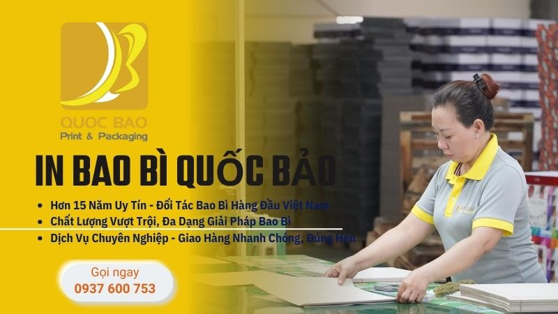 In hộp giấy cao cấp đựng quà tặng Quốc Bảo