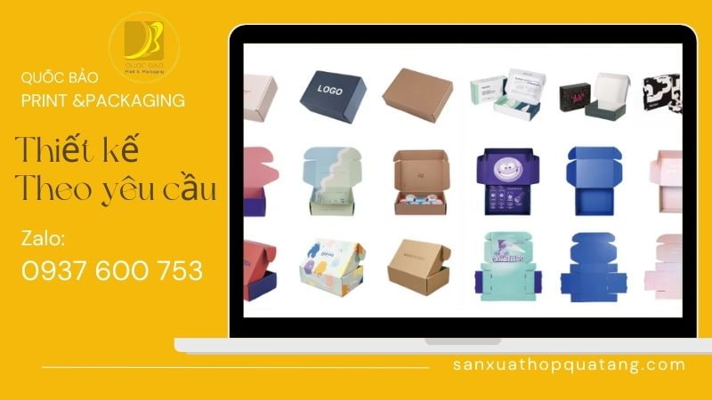 Hộp giấy carton đóng hàng cung cấp ý tưởng thiết kế hỗ trợ sáng tạo MIỄN PHÍ THIẾT KẾ