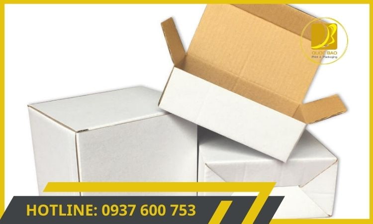 Hộp giấy carton đóng hàng có độ dai cao, chống rách hiệu quả.