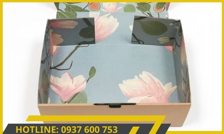Hộp giấy carton đóng hàng có thể in logo và thông tin thương hiệu