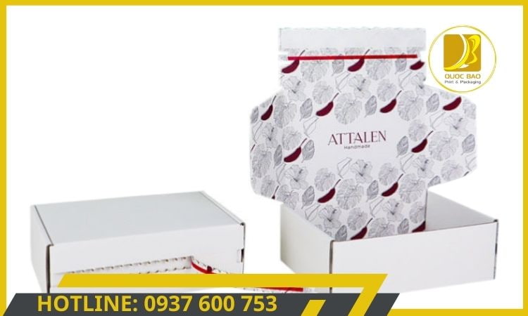 Hộp giấy carton đóng hàng, hộp trắng, hộp in thông tin theo yêu cầu giá giẻ Nhất