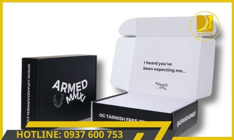 Hộp giấy carton đóng hàng, hộp trắng, hộp in thông tin theo yêu cầu giá giẻ Nhất