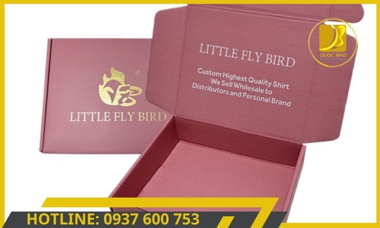 Hộp giấy carton đóng hàng cho ngành thực phẩm, chống thấm mỡ