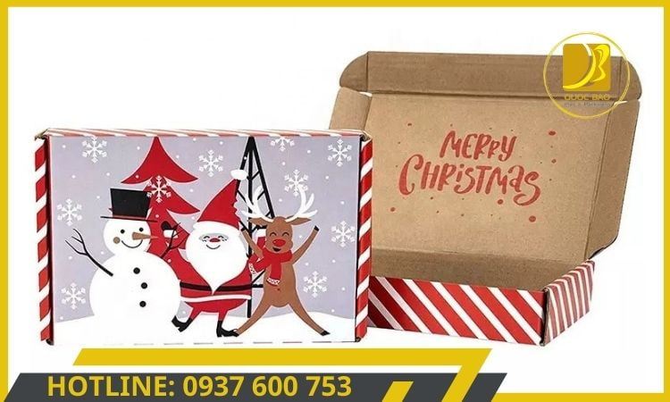 Hộp giấy carton đóng hàng giúp quảng bá thương hiệu với in logo.