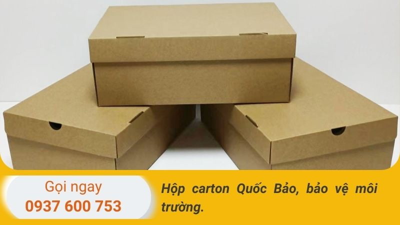 Hộp giấy carton đóng hàng chịu lực tốt, có độ bền cơ học cao