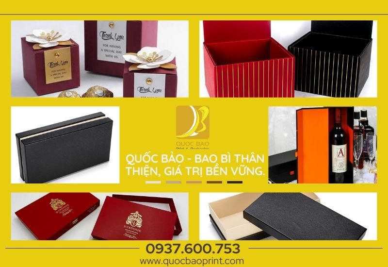Hộp Giấy Đựng Quà - Xưởng Sản Xuất Bao Bì Quốc Bảo: Tạo Dấu Ấn Thương Hiệu Cho Mọi Sản Phẩm